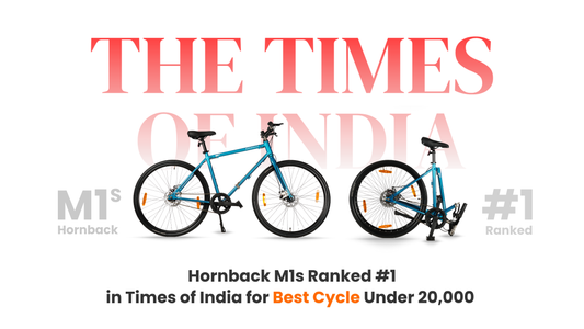 Hornback M1s Ranked #1 in Times of India for Best Cycle Under 20,000