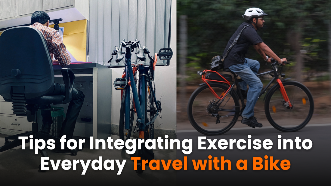 "cycling workout tips," "bike commuting benefits," "exercise during commute," "cycling to work," "integrating exercise into daily routine." 