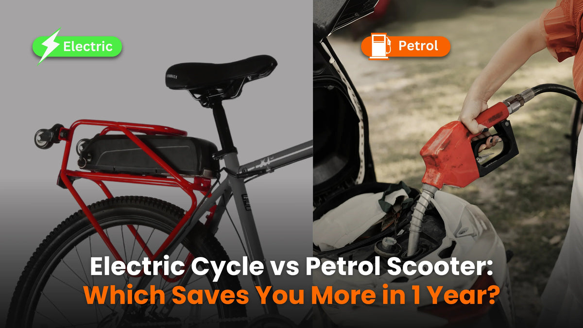 Electric Cycle vs Petrol Scooter: Which Saves You More in 1 Year?