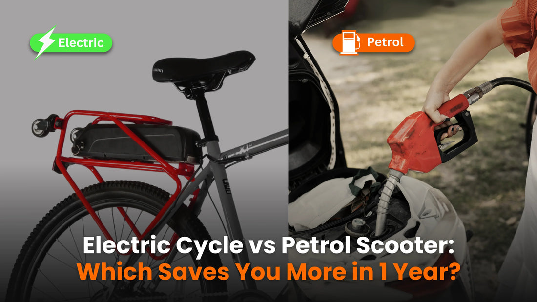 Electric Cycle vs Petrol Scooter: Which Saves You More in 1 Year?