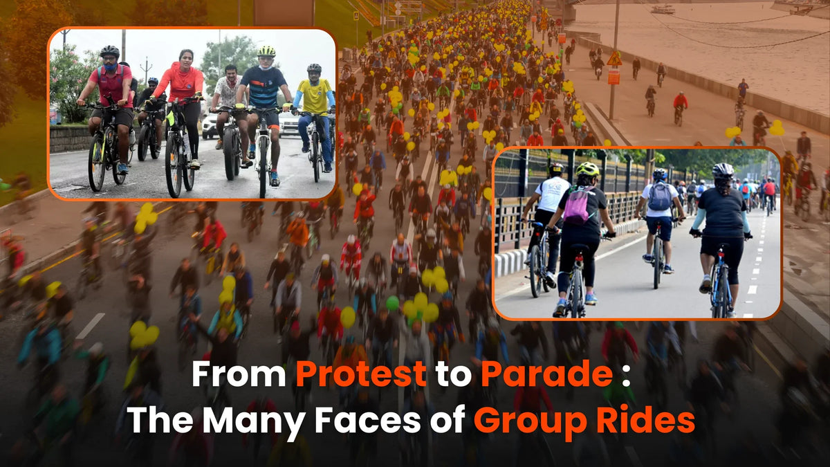 From Protest to Parade: The Many Faces of Group Rides