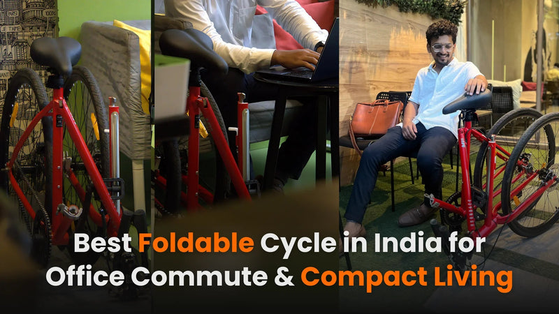 Best Foldable Cycle in India for Office Commute & Compact Living - Hornback