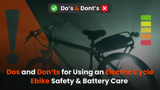 Dos and Don’ts While Using an Electric Cycle: Things Companies Will Never Tell You