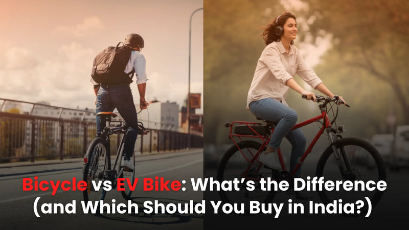 Bicycle vs EV Bike: What’s the Difference (and Which Should You Buy in India?) – Hornback blog cover image