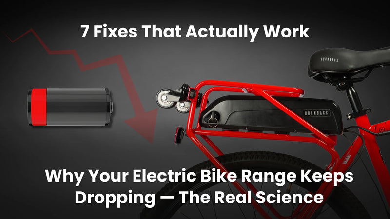 Why Electric Bike Range Drops Over Time – Hornback blog cover image