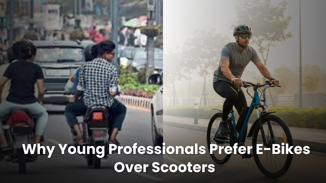 Why Young Professionals Prefer E-Bikes Over Scooters | Cost, Convenience & Urban Mobility