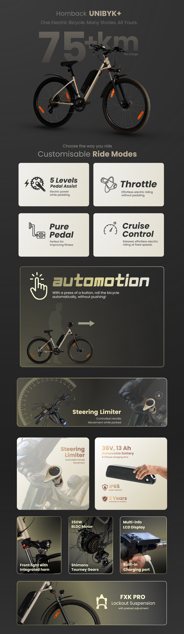 UNIBYK PLUS ELECTRIC CYCLE